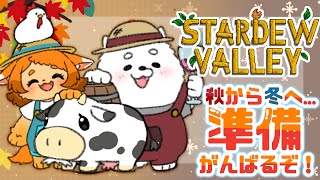 【スタデュ―バレー】そろそろ秋もラストスパート、冬に向けて蓄えるぞ！🐾