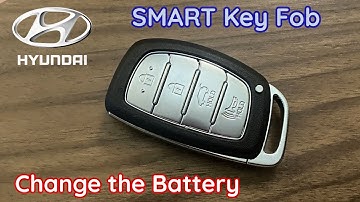HYUNDAI Key Fob Battery Replacement DIY - Smart Key - Tucson, Santa Fe, Elantra, Accent, Sonata