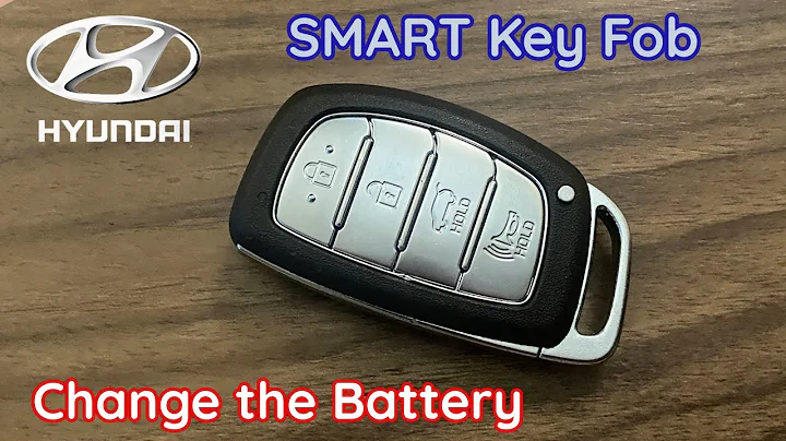 HYUNDAI Key Fob Battery Replacement DIY - Smart Key - Tucson, Santa Fe, Elantra, Accent, Sonata
