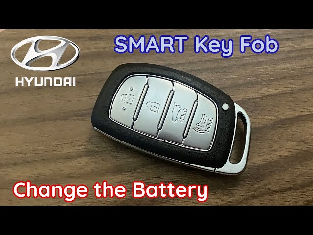 Hyundai Remote Key - Battery Replacement 