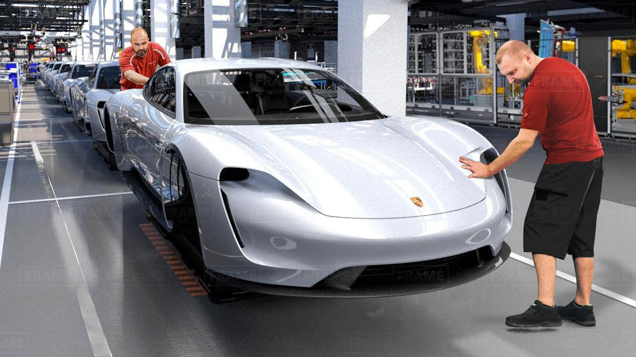 German Most Advanced Factory Producing Futuristic Porsches Taycan