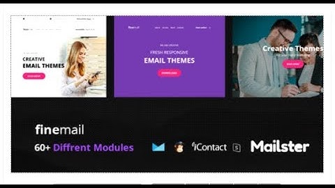 finemail - 60+ Modules + Online Access + Mailster + MailChimp | Themeforest Templates
