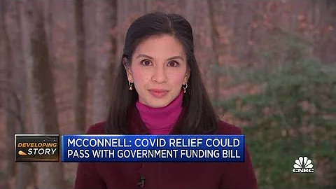 Mitch McConnell: Covid-19 relief could pass with government funding bill
