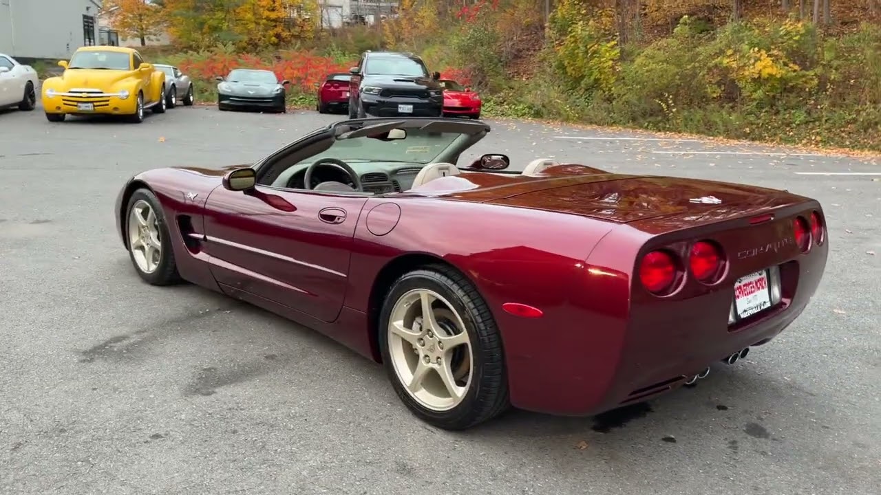 2003 Corvette Convertible 50th Anniversary Red Shale Interior and Top. Only 33k miles. Very clean 