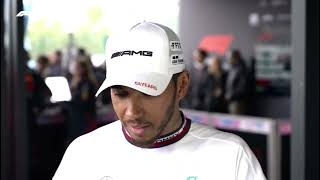 F1 2022 LEWIS Hamilton Post Qualifying Interview Belgian GP