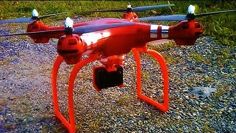 Syma X8HG CAMERA VIEW Large Altitude Hold Camera Drone Flight Review