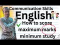 how to score maximum in english imp question, communication skills msbte diploma first semester