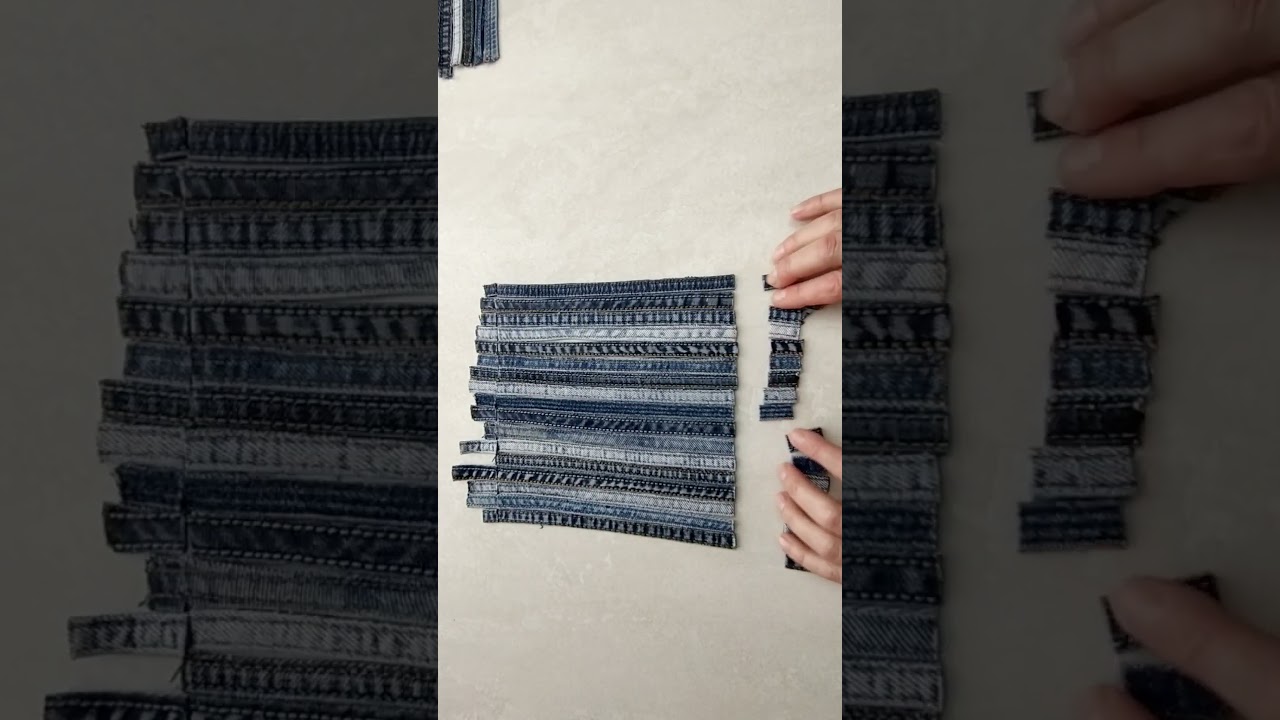 Denim Seams Doily – Creative Upcycling Idea👖