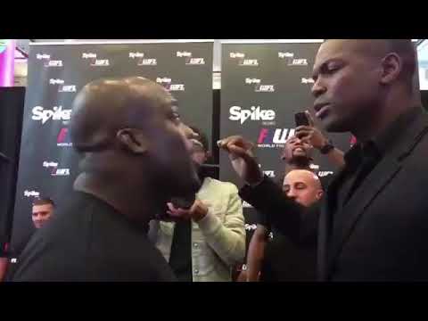 Melvin manhoef vs remy bonjasky staredown goes almost wrong