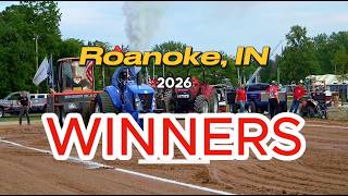 NTPA Truck and Tractor Pulling Winners, Roanoke, IN, 2026