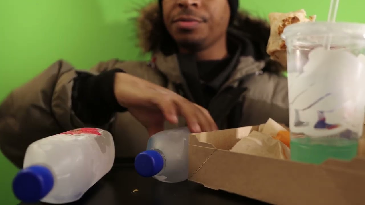 Asmr mukbang eating taco bell