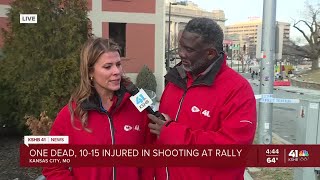 Celebrity KSHB 41's Kevin Holmes and Caitlin Knute react to shooting Profile