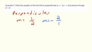 Parallel and Perpendicular lines part 2 a
