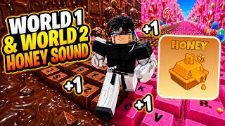 HONEY KEYS +1 Speed Keyboard Escape Candy & Chocolate World 1 & 2 All Stages screenshot 1
