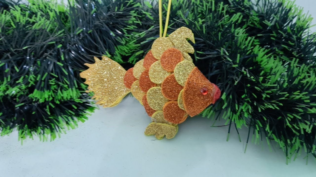 🐠 GOLDEN FISH for the fulfillment of desires 🐠 Crafts from foamiran ...