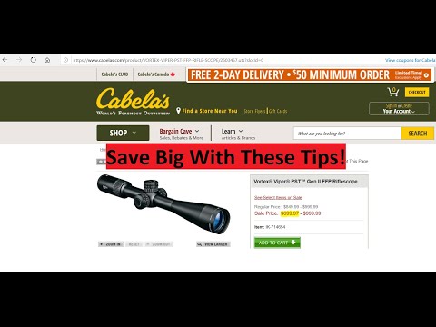 Cabelas Club Credit Card HACK! - Save up to 50% and NEVER LOSE YOUR POINTS!