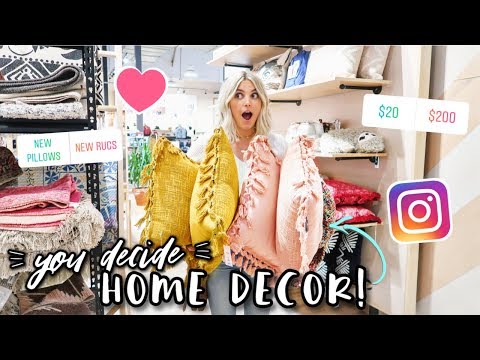 INSTAGRAM DECIDES MY HOME DECOR SHOPPING! | Aspyn Ovard