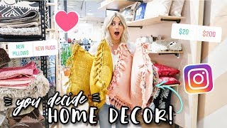 INSTAGRAM DECIDES MY HOME DECOR SHOPPING! | Aspyn Ovard