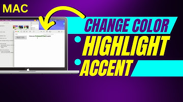 How to Change Highlight & Accent Color in Mac?