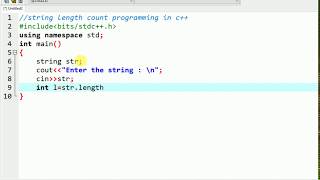 Length Count Programming In C