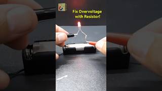 Fix Overvoltage with Resistor | Energy Tricks #shorts