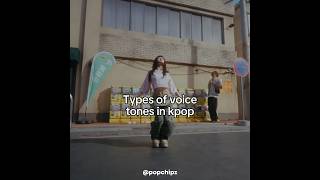 Types Of Voice Tones In Kpop  kpop illit newjeans aespa idle ive lesserafim itsme fyp