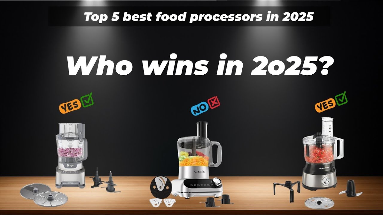 ✅Top 5 best food processors in 2025 [Watch This Before You Make a Choice!]