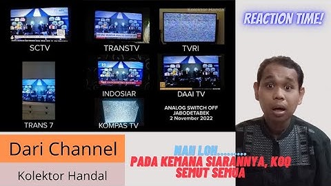 Reaction Time! | Kompilasi Detik-Detik Analog Switch Off (ASO) Jabodetabek - 2 November 2022