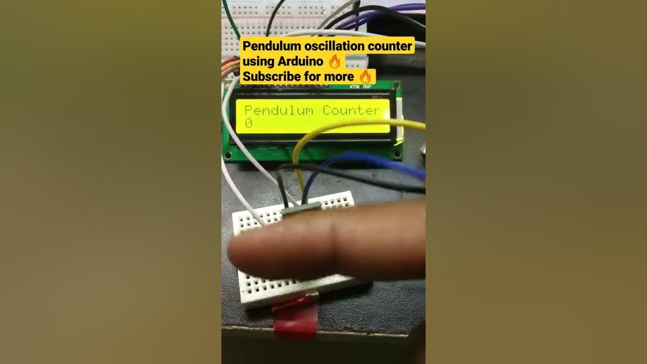 pendulum oscillation counter using Arduino and IR sensor | object ...