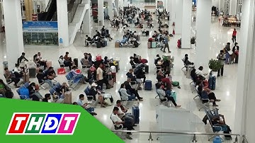 Bến xe nhộn nhịp người dân về quê đón Tết | THDT