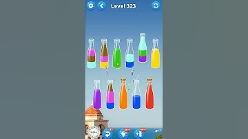 Water Sort Puzzle Game Level 323 #watersortpuzzle #watersortgame #mobilegame #colorpuzzle #games