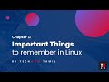 Important Things in Linux