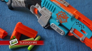 NERF Zombie Strike Sledgefire review / Обзор NERF Зомби страйк Следжфайр