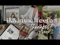 Productive day in the life of a therapist  sezane event online sessions content creator days