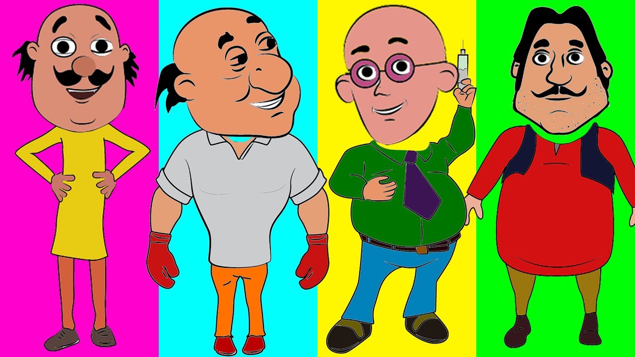 Featured image of post Cartoon Character Motu Patlu Group Drawing Available in most of files format including 3ds max maya cinema 4d blender obj fbx
