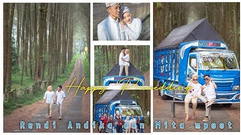 HASIL FOTO PREWEDDING RENDI DAN MITA MPOOT, ANTARA LUCU DAN BAPER...!