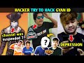 Total Gaming channel was suspended😱| Hacker try to hack Gyan Id? 2B in depression? Gaming Aura angry