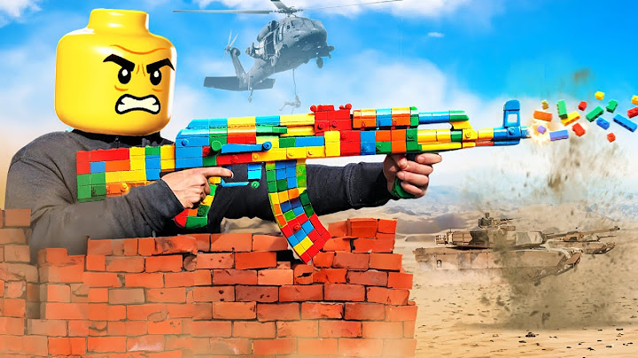 I simulated WAR with LEGO Weapons