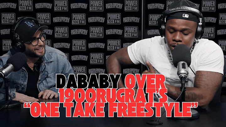 New Dababy Freestyle over 1900 Rugrat's "ONE TAKE FREESTYLE"