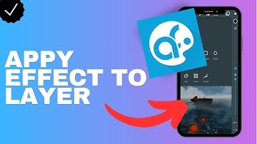 How to apply an effect to layer in the Artflow app?