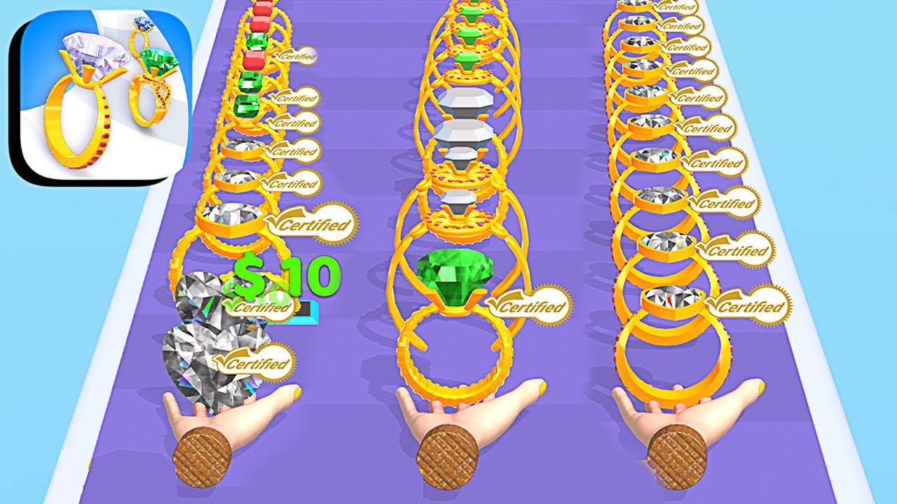 Gem Stack - All Levels Gameplay Android,ios (Levels 120-129) - YouTube