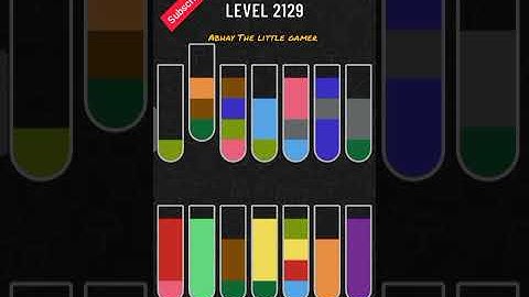 Water sort puzzle level 2129
