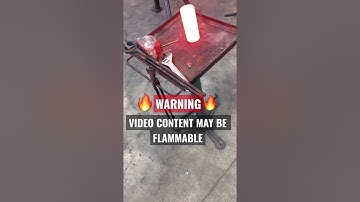 We love a good glow 🔥 #blacksmithing #fire #metal #forge #shorts #hot #shop #fyp #tiktok #video