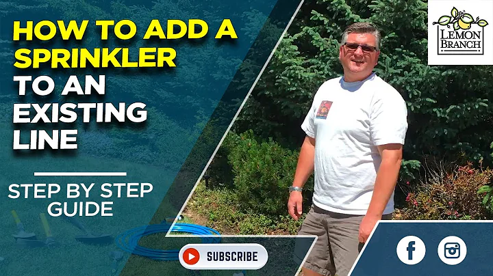 How to Add a Sprinkler to an Existing Line