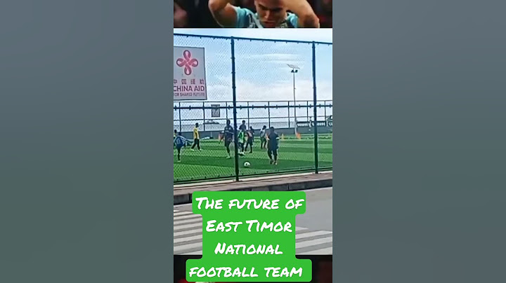 The future of the Timor Leste national football team.