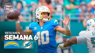 Los Angeles Chargers vs. Miami Dolphins | Resumen NFL en español - Semana 6 | NFL Highlights 2025