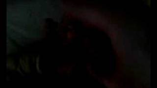 Me recording my bf behind the bed ;p