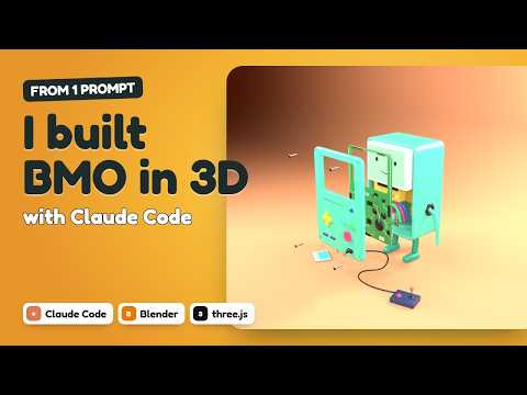 I Built BMO from Adventure Time in 3D with Claude Code: From One Prompt to a Live Website