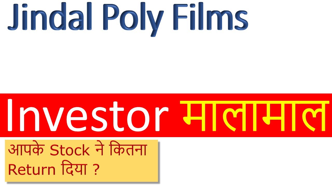 Jindal Poly Films Share Analysis