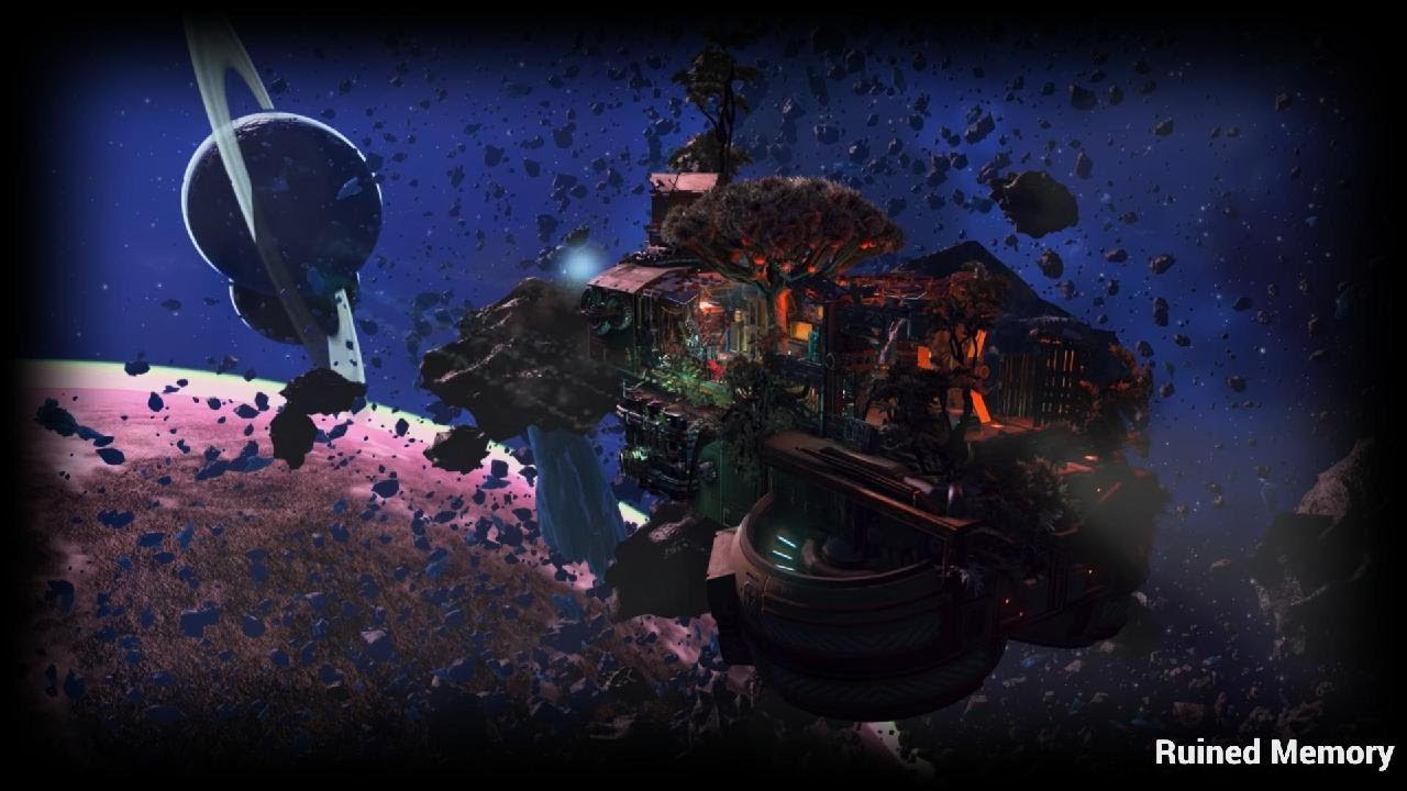 No Man's Sky corvette Ruined Memory ( small cockpit home)